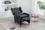 Modern Comfortable BLACK Upholstered leisure chair / Recliner Chair for Living Room - D0102H5QHG2