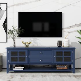 Modern TV Stand for TVs up to 60'' | Multifunctional Entertainment Center with Elegant Storage | Sophisticated Media Console for Living Spaces