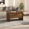 Coffee Table Smoked Oak 31.5"x19.7"x16.7" Engineered Wood - Brown