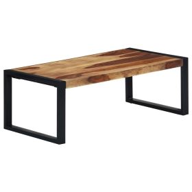 Coffee Table 43.3"x23.6"x15.7" Solid Sheesham Wood