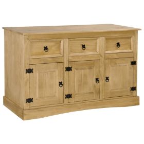 Elegant Mexican Pinewood Sideboard | Corona Range 52"x17"x31" | Rustic Charm