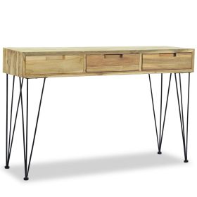 Sleek 47.2" Solid Teak Console Table | 13.8"x29.9" | Modern & Elegant Home Decor