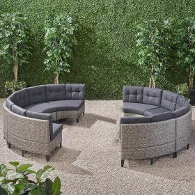 Pema Outdoor 8 Seater Sofa