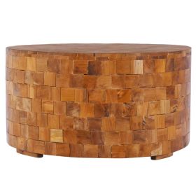 Coffee Table 23.6"x23.6"x13.8" Solid Teak Wood