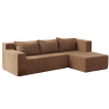 L-Shape Sectional Sofa, Modular Sectional Living Room Sofa Set, Minimalist Style Couch