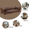 MOCHA TOP GRAIN LEATHER SOFA – ACME JARON | LUXURY COMFORT & STYLE