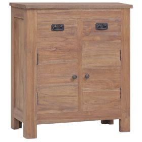 Sideboard 25.6"x11.8"x29.5" Solid Teak Wood