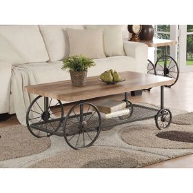 Francie Coffee Table in Oak & Antique Gray