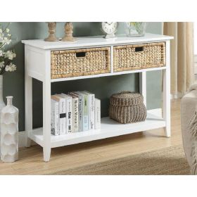 Flavius Console Table in White