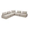 ULTRA-COZY MODULAR L-SHAPED CHENILLE SOFA | HIDDEN LEGS & REMOVABLE CUSHIONS