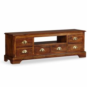 TV Cabinet 47.2"x15.7"x11.8" Solid Sheesham Wood