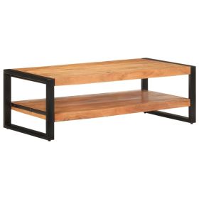 Coffee Table 47.2"x23.6"x15.7" Solid Acacia Wood