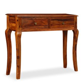 Console Table Solid Sheesham Wood 35.4"x12.6"x29.9"