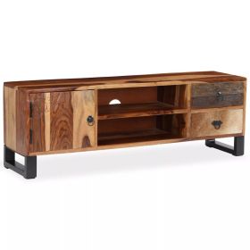 TV Cabinet Solid Sheesham Wood 47.2"x11.8"x15.7"