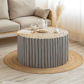 STYLISH GRAY COFFEE TABLE | MODERN CENTERPIECE FOR LIVING ROOMS