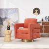 Swivel Barrel Chair for Living Room,360 Degree Swivel Club Modern Accent Single Sofa Chair, Small Leisure Arm Chair for Nursery, Hotel