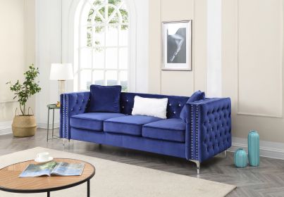 Gorgeous Blue Paige Sofa | Glory Furniture’s Stylish and Comfortable Seating