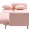 Velvet Loveseat sofa -with metal feet