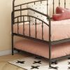 Glamorous Black Fox Twin Daybed with Trundle | Stylish & Versatile Twin Bed for Any Space