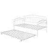 Fox Twin Daybed with Twin Trundle, White