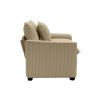 Tan Corduroy Fabric, Comfortable Single Chair Deep Seat Sofa With One Pillow, Suitable for Living Room and Bedroom, Club Multiple Occasions