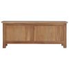 TV Cabinet 35.4"x11.8"x13.8" Solid Teak Wood - Brown