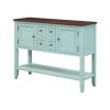 VINTAGE CHARM CONSOLE | TREXM Cambridge Series Console Table w/ 4 Drawers & Shelf – Ample Storage for Living Room