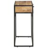 Console Table 39.4"x13.8"x29.5" Solid Mango Wood - Brown