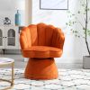 Swivel Barrel Chair, Comfy Accent Sofa Chair for Living Room, 360 Degree Swivel Barrel Club Chair, Leisure Arm Chair