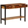 Sideboard with 3 Drawers 43.3"x13.8"x29.5" Solid Sheesham Wood - Brown