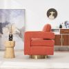 Swivel Barrel Chair for Living Room,360 Degree Swivel Club Modern Accent Single Sofa Chair, Small Leisure Arm Chair for Nursery, Hotel