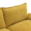 Stunning 118x55" Modern L-Shaped Chenille Cloud Sofa – Plush Double Seat Cushions & 5-Seat Upholstered Comfort for Your Living Room