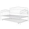 Fox Twin Daybed with Twin Trundle, White