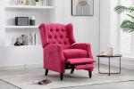 Modern Comfortable Upholstered ROSE RED leisure chair / Recliner Chair for Living Room - D0102H5QHP2