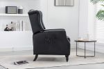 Modern Comfortable BLACK Upholstered leisure chair / Recliner Chair for Living Room - D0102H5QHG2