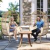 Luxurious Oversized Wicker Egg Chair with Stand & Cushions – Ultimate Indoor & Outdoor Lounger for Patio, Porch, Balcony & Living Room