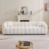 CHIC MODERN TEDDY SOFA - ULTRA COMFY WIDE SEAT COUCH FOR LIVING ROOM