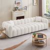 CHIC MODERN TEDDY SOFA - ULTRA COMFY WIDE SEAT COUCH FOR LIVING ROOM