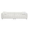 CHIC MODERN TEDDY SOFA - ULTRA COMFY WIDE SEAT COUCH FOR LIVING ROOM