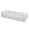 CHIC MODERN TEDDY SOFA - ULTRA COMFY WIDE SEAT COUCH FOR LIVING ROOM