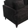 COOLMORE Mid Century Modern chenille Fabric Loveseat sofa, 2-Seat Upholstered Loveseat Sofa Modern Couch for Living Room