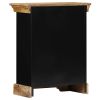 Sideboard 23.6"x11.8"x29.5" Solid Mango Wood - Brown