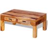 Coffee Table Solid Sheesham Wood - Brown