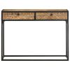 Console Table 39.4"x13.8"x29.5" Solid Mango Wood - Brown