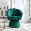 Swivel Barrel Chair, Comfy Round Accent Sofa Chair for Living Room, 360 Degree Swivel Barrel Club Chair, Leisure Arm Chair