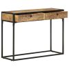 Console Table 39.4"x13.8"x29.5" Solid Mango Wood - Brown