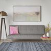 Chic Metal Frame Futon Sofa Bed with Sleek Stainless Legs – Stylish and Versatile Comfort