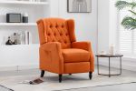 Modern Comfortable Upholstered ORANGE leisure chair / Recliner Chair for Living Room - D0102H5QHCT