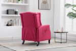 Modern Comfortable Upholstered ROSE RED leisure chair / Recliner Chair for Living Room - D0102H5QHP2