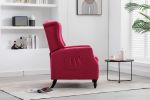 Modern Comfortable Upholstered ROSE RED leisure chair / Recliner Chair for Living Room - D0102H5QHP2